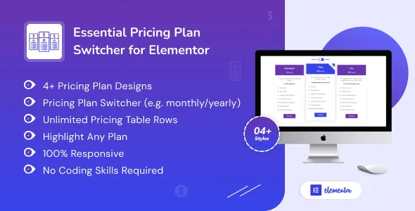 essential pricing plan switcher for elementor 1