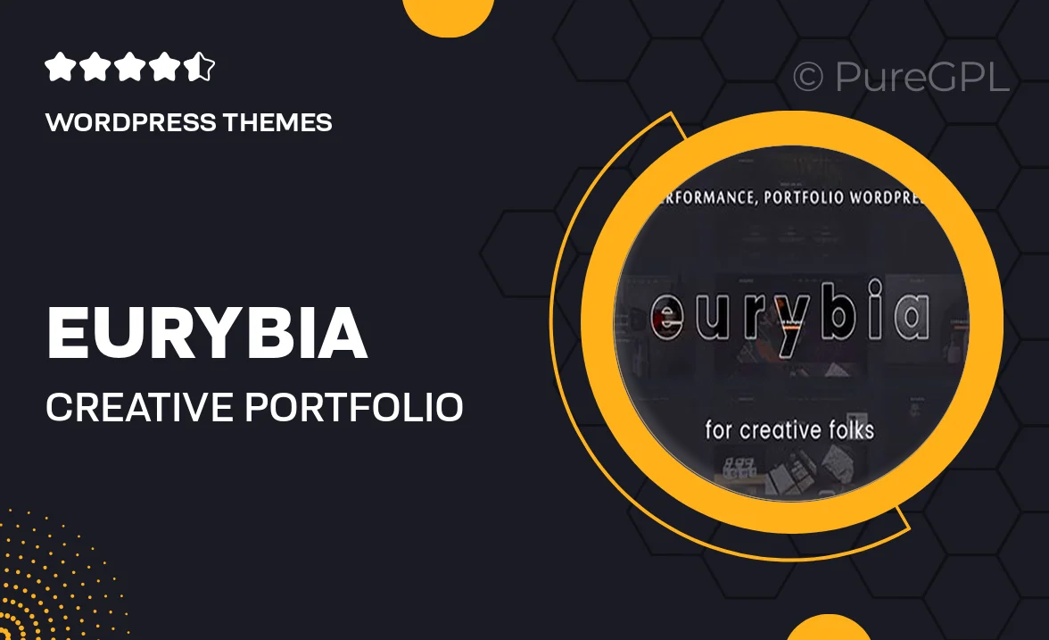 Eurybia – Creative Portfolio WP Theme