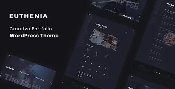 euthenia creative portfolio wordpress theme 1