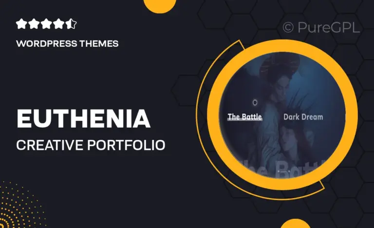 euthenia creative portfolio wordpress theme
