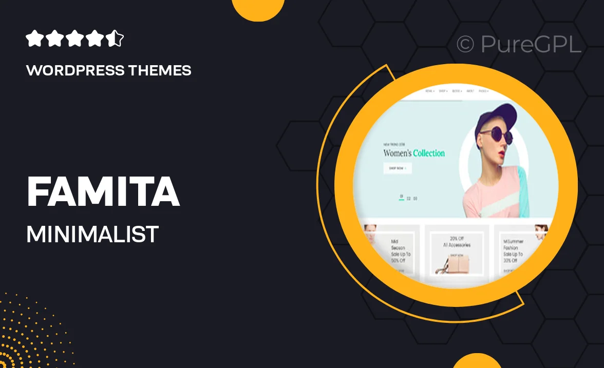 Famita – Minimalist WooCommerce WordPress Theme