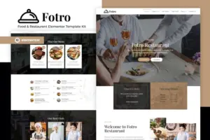 Fotro – Food & Restaurant Elementor Template Kit