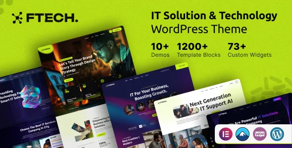 ftech it solution technology wordpress theme 1