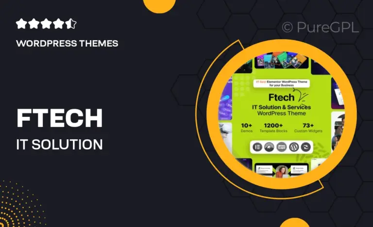 ftech it solution technology wordpress theme