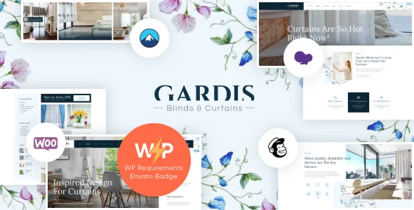 gardis blinds and curtains studio shop wordpress theme 1