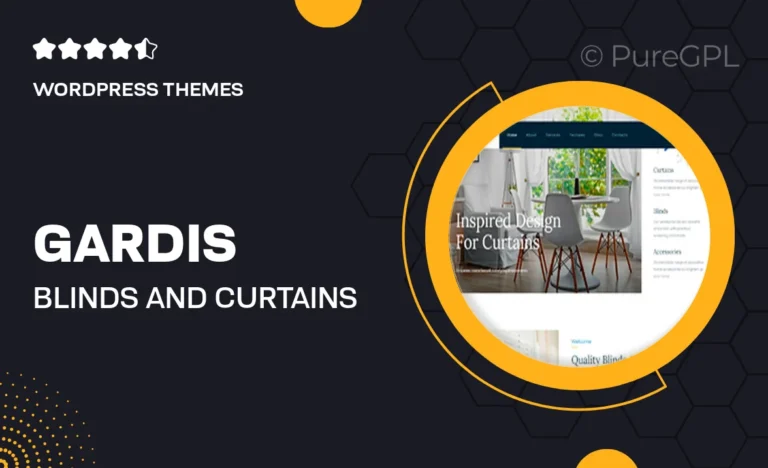gardis blinds and curtains studio shop wordpress theme