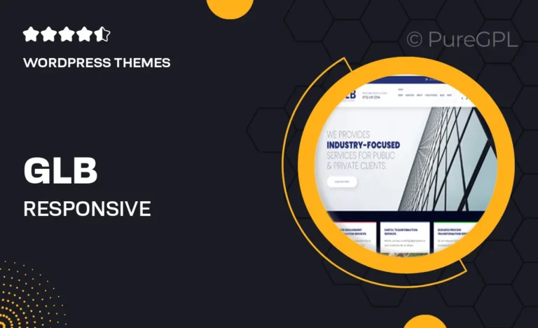 glb responsive multi purpose wordpress theme