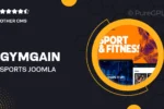 GymGain – Sports Joomla Template