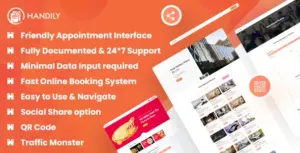 Handily – Booking System for WordPress Websites