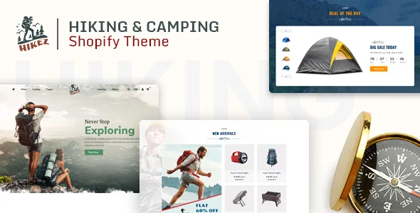 hikez trekking and hiking shopify store 1