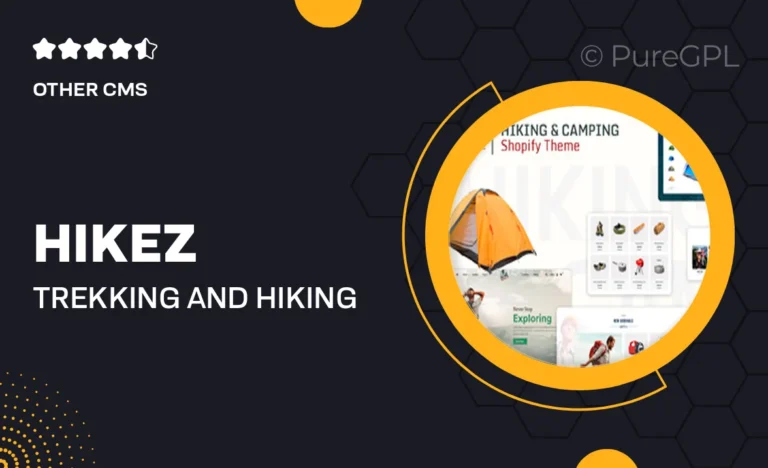 hikez trekking and hiking shopify store