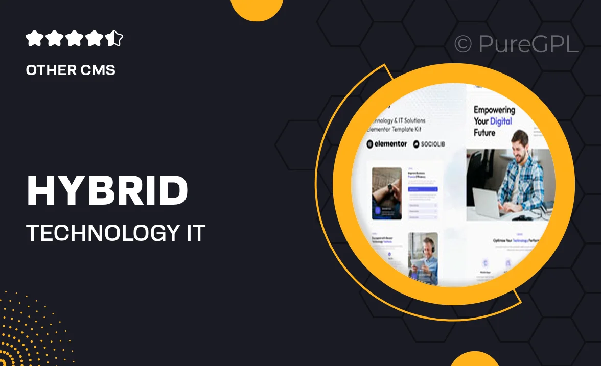 Hybrid – Technology & It Solutions Elementor Template Kit