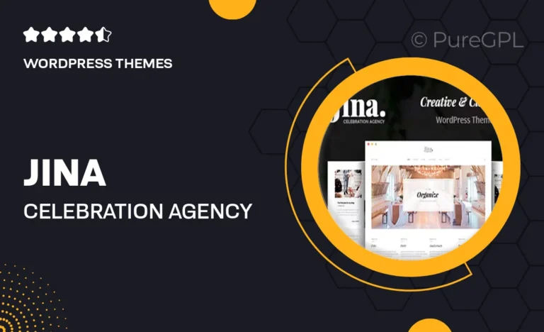jina celebration agency theme