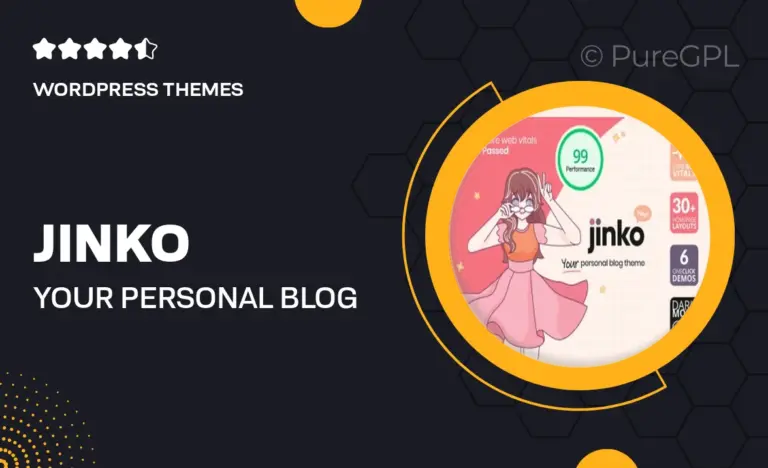 jinko your personal blog theme