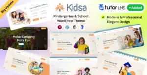 Kidsa – Kindergarten & School WordPress Theme