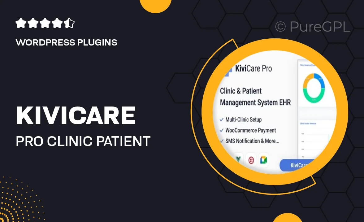 KiviCare Pro – Clinic & Patient Management System EHR Add-on