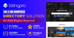 ListingPro – Directory & Listing WordPress Theme + Addons