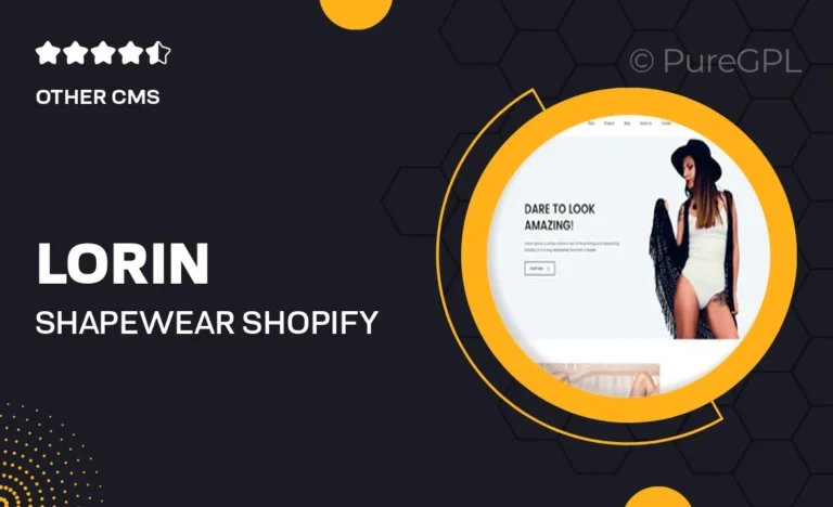 lorin shapewear shopify theme