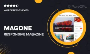 MagOne -­ Responsive Magazine & News WordPress Theme