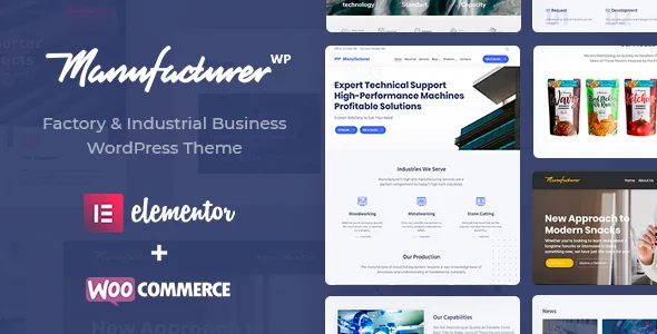 manufacturer factory and industrial wordpress theme 1