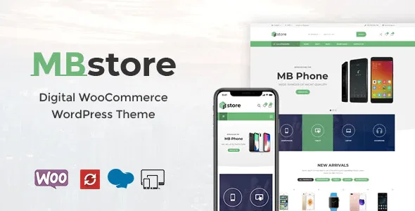 mbstore digital woocommerce wordpress theme 1