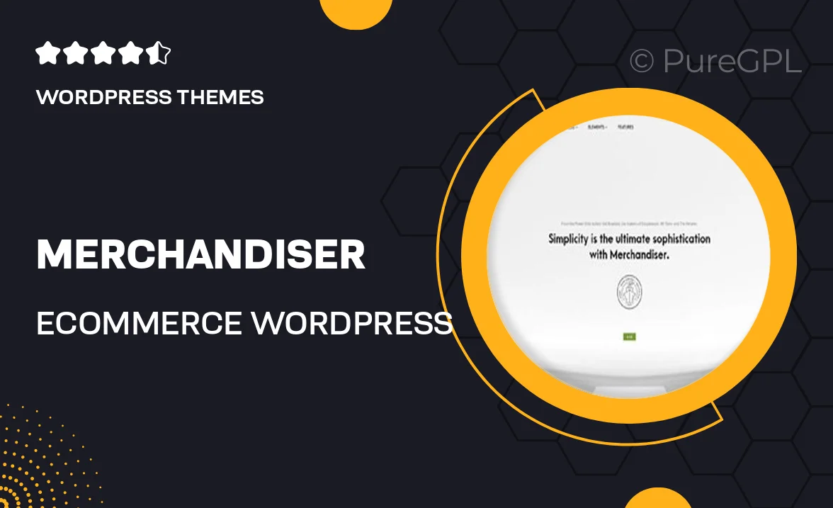 Merchandiser – eCommerce WordPress Theme for WooCommerce