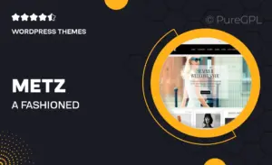 Metz – A Fashioned Editorial Magazine Theme