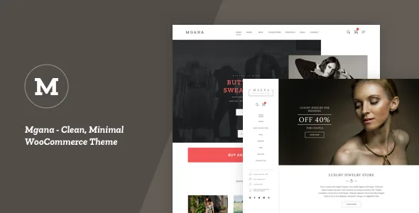 mgana clean minimal woocommerce theme 1