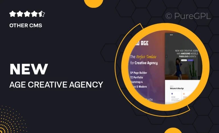 new age creative agency joomla 5 template