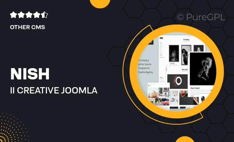 nish ii creative joomla 4 template
