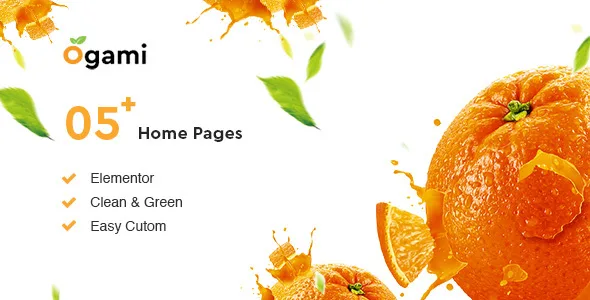 ogami organic store wordpress theme 1
