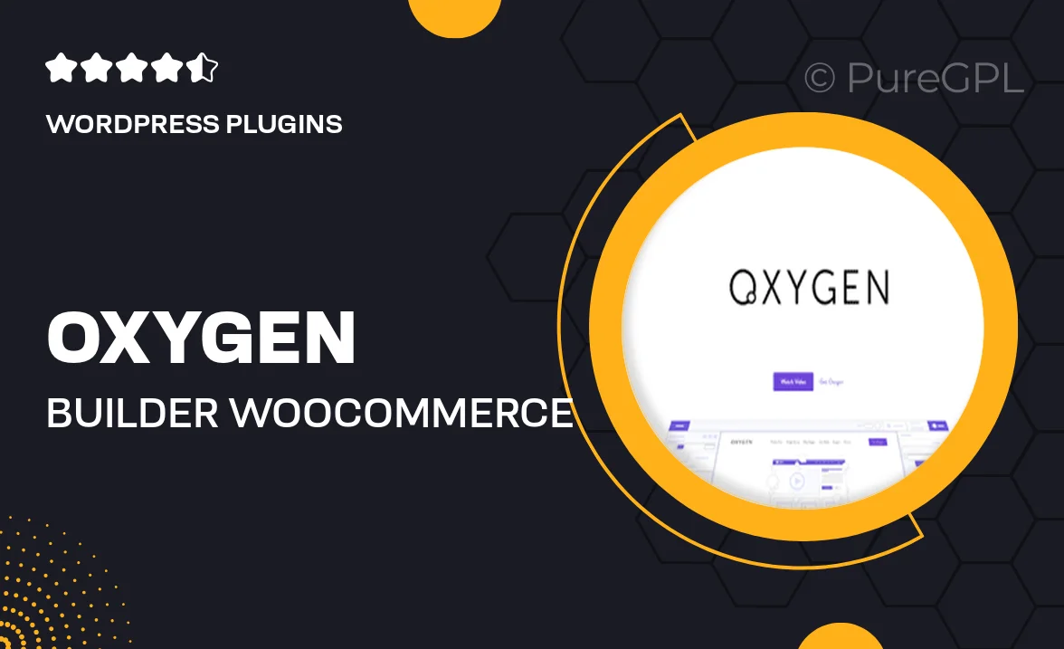 Oxygen Builder | WooCommerce Integration