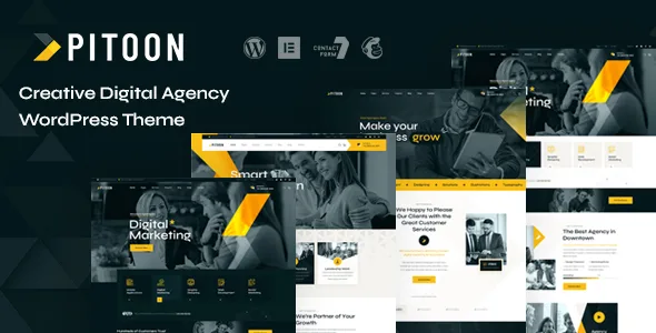 pitoon creative digital agency wordpress theme 1