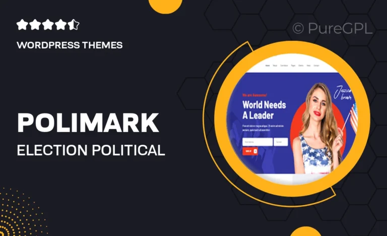 polimark election political wordpress theme