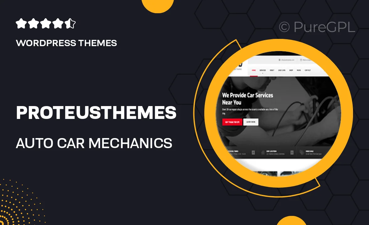 ProteusThemes Auto – Car Mechanics and Auto Repair WordPress Theme