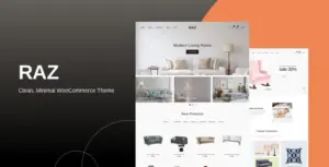 Raz – Clean, minimal WooCommerce Theme