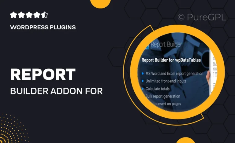 report builder add on for wpdatatables generate word docx and excel xlsx documents