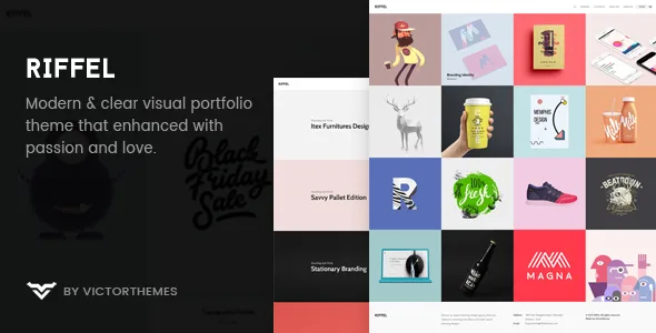 riffel a bold rich portfolio theme 1