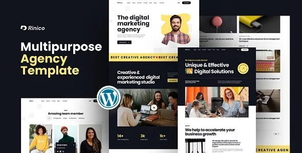 rinico multipurpose agency wordpress theme 1
