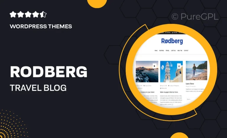 rodberg travel blog wordpress theme