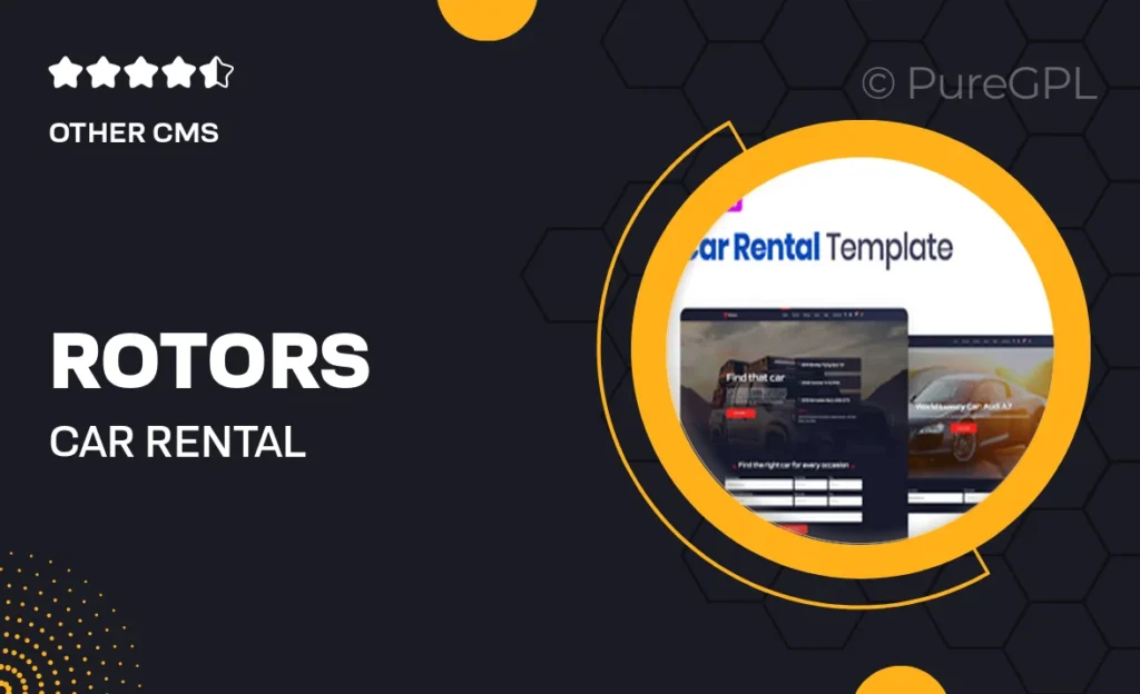 Rotors – Car Rental Elementor Template Kit 13 Rotors – Car Rental Elementor Template Kit