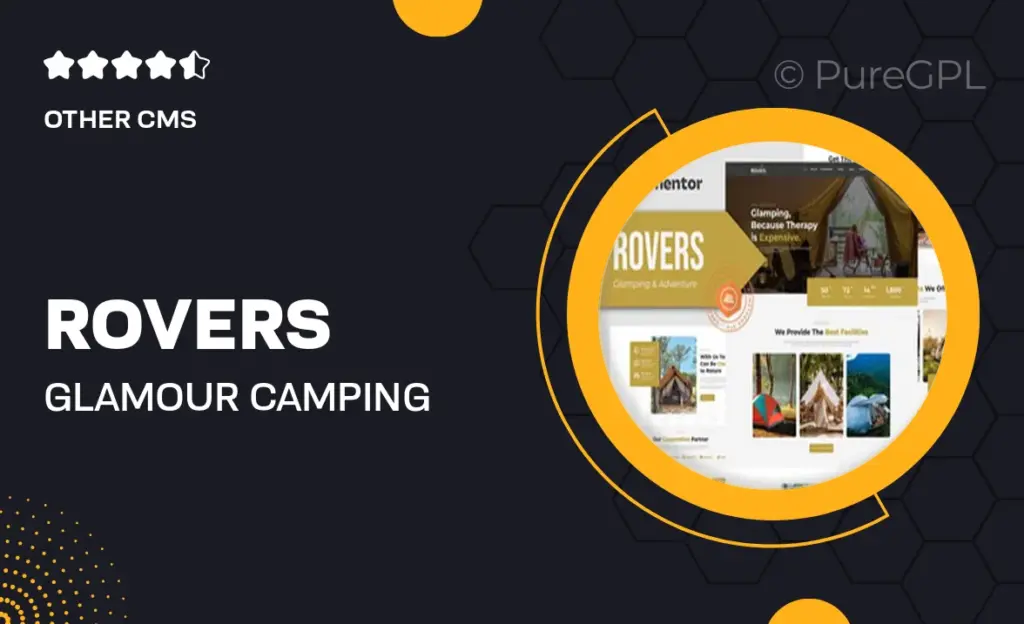 Rovers – Glamour Camping & Adventure Elementor Template Kit 33 Rovers – Glamour Camping & Adventure Elementor Template Kit