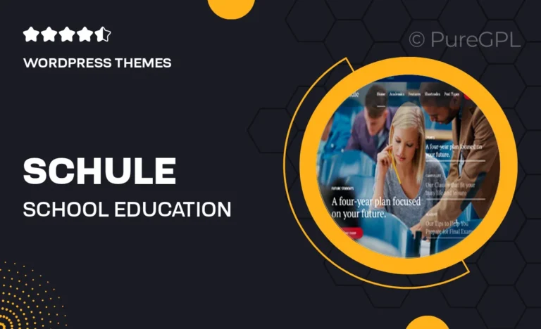 schule school education wordpress theme with lms