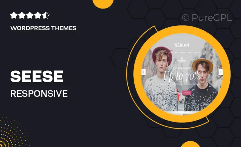 seese responsive ecommerce theme
