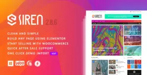 Siren – News Magazine Elementor WordPress Theme