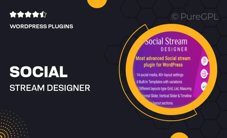 social stream designer instagram facebook twitter feed social media feed grid gallery plugin