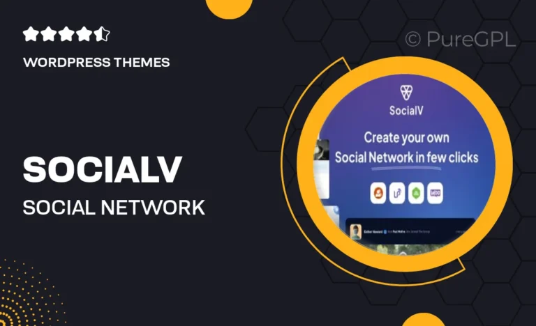 socialv social network community buddypress theme 1