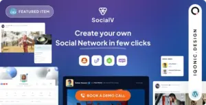 SocialV – Social Network & Community BuddyPress Theme