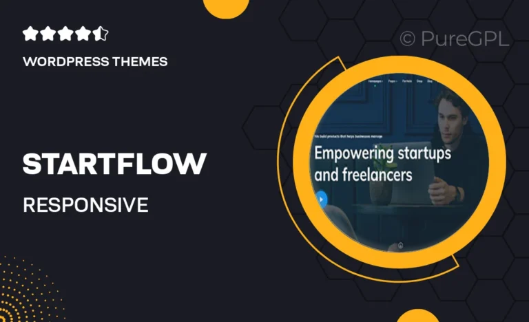 startflow responsive multipurpose wordpress theme
