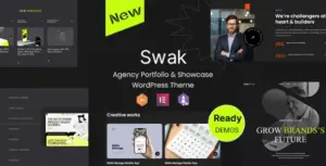 Swak – Agency Portfolio & Showcase WordPress Theme